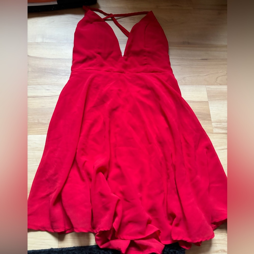 Red dress